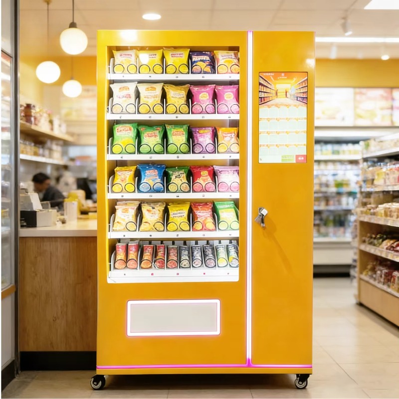 Food Snacks In Usa - Automatischer Snack-Verkaufsautomat Kommerzieller Getränke- und Getränkeautomat